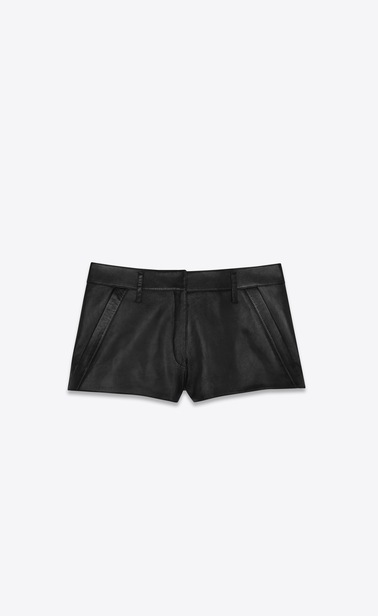 lambskin shorts